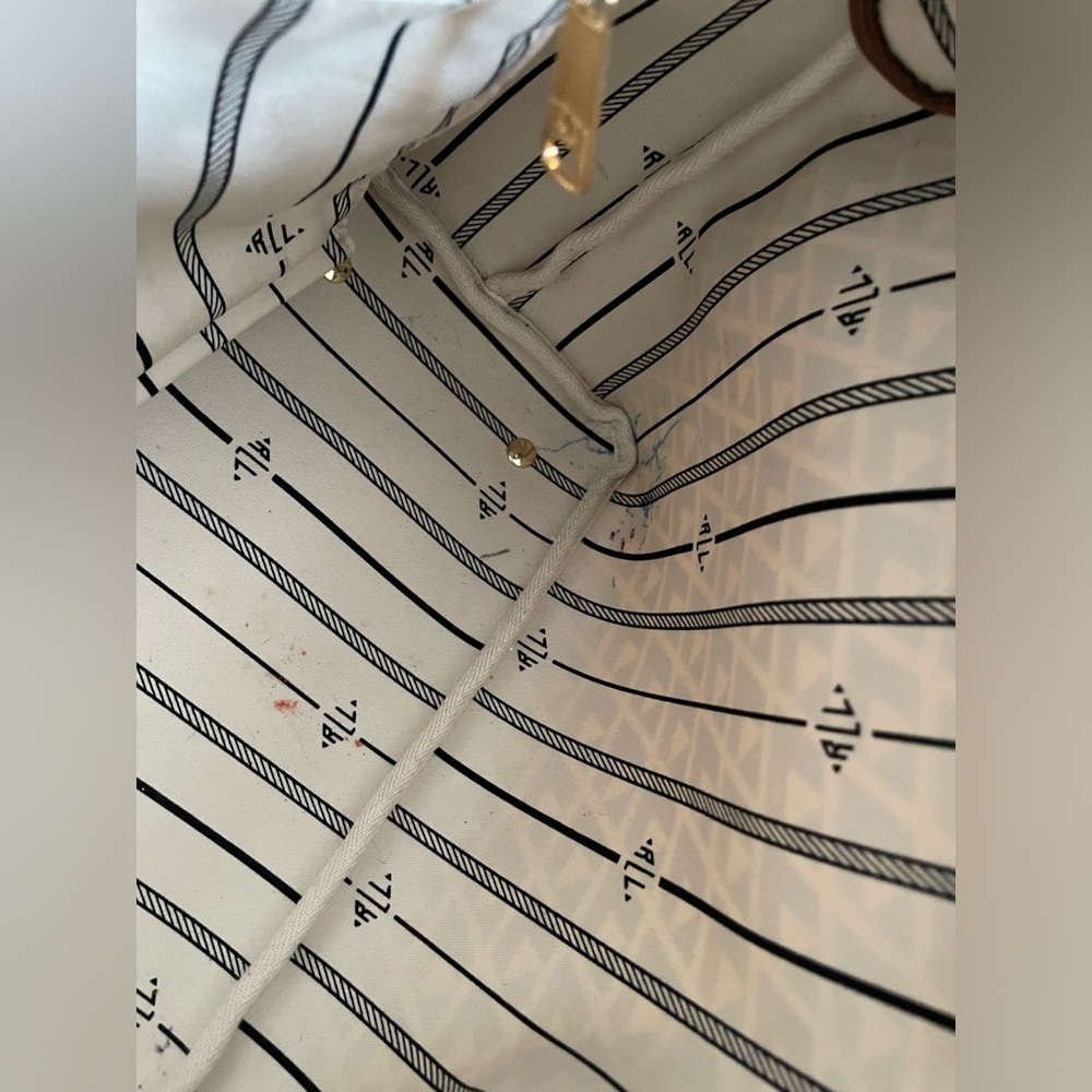 Ralph Lauren Brown, White & Tan Geometric Tote - Picture 3 of 11